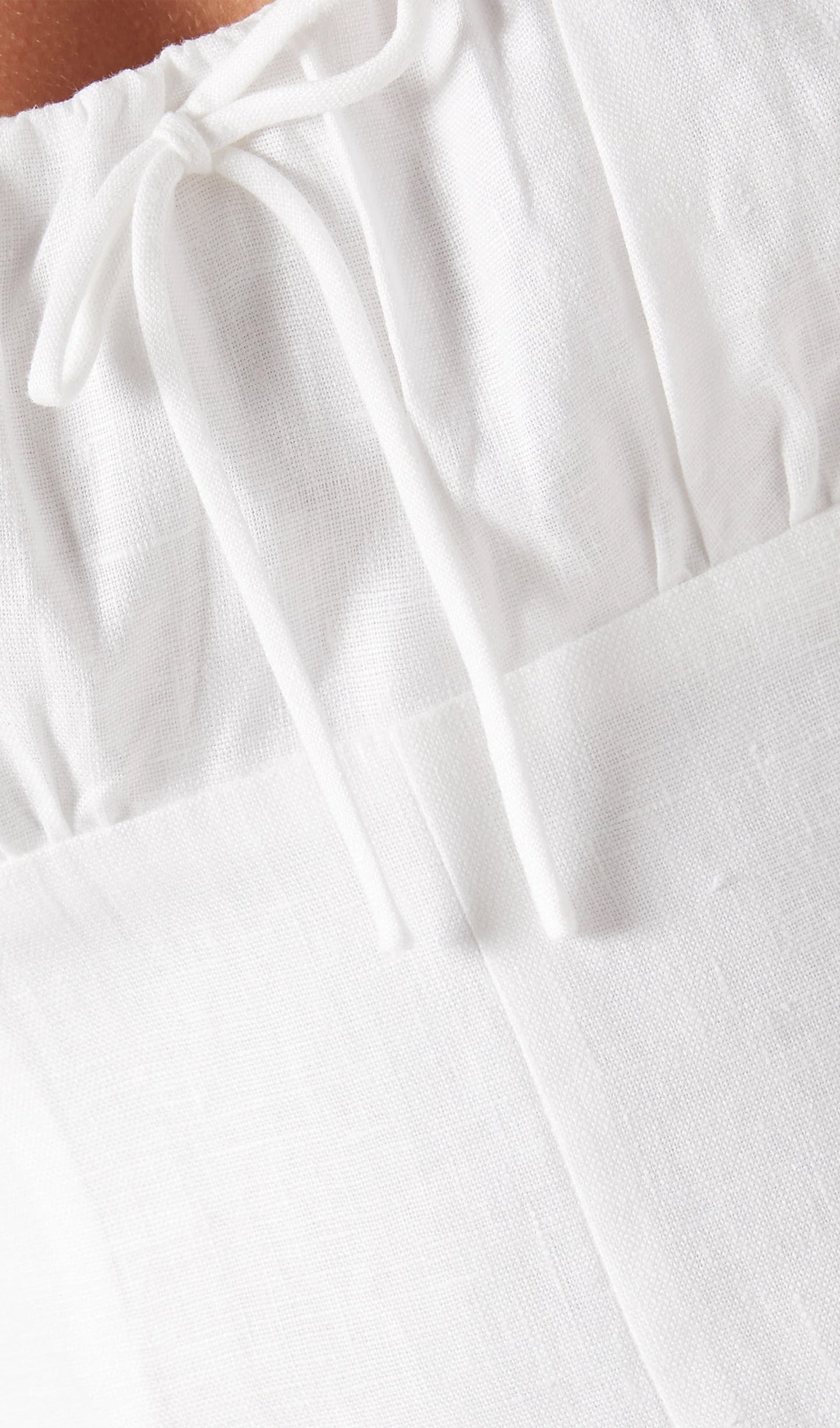Seksi Keten Midi Slip Elbise