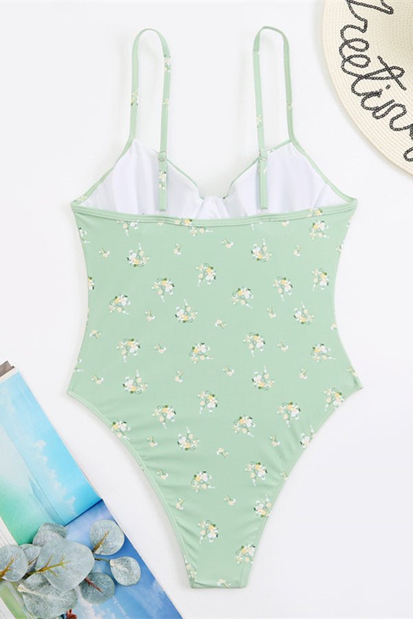 Taze Çiçekli Tek Parça Mayo