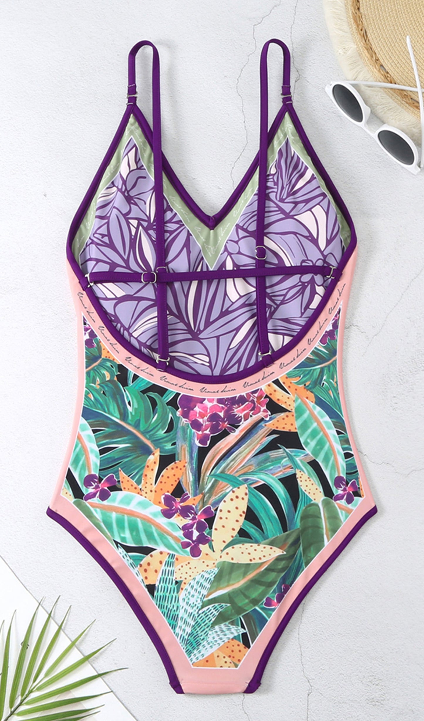 Ters Çevrilebilir Tropikal Tek Parça Mayo