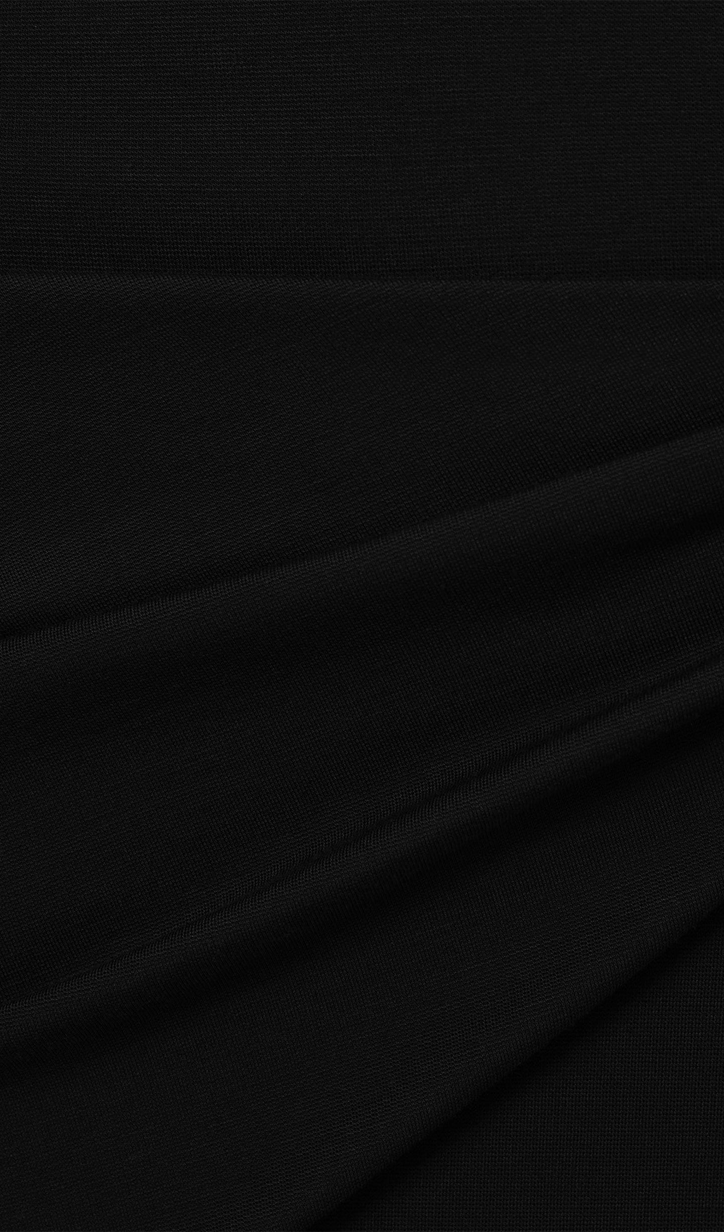 Jersey Seductive Fitted Maksi Elbise-Siyah