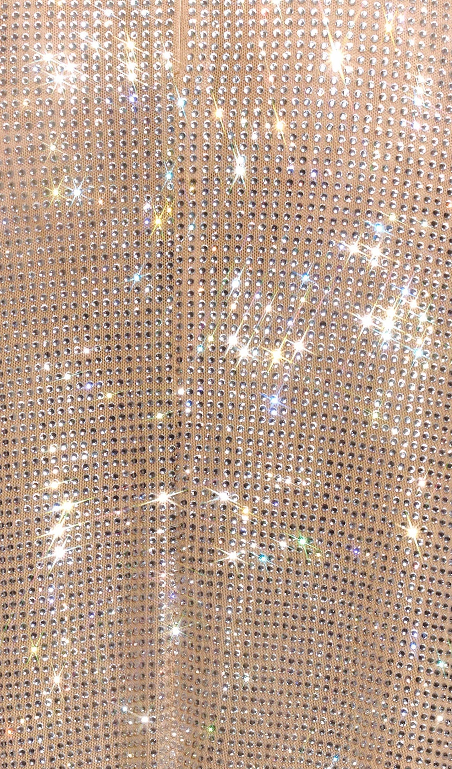 Diamante Halter Midi Elbise