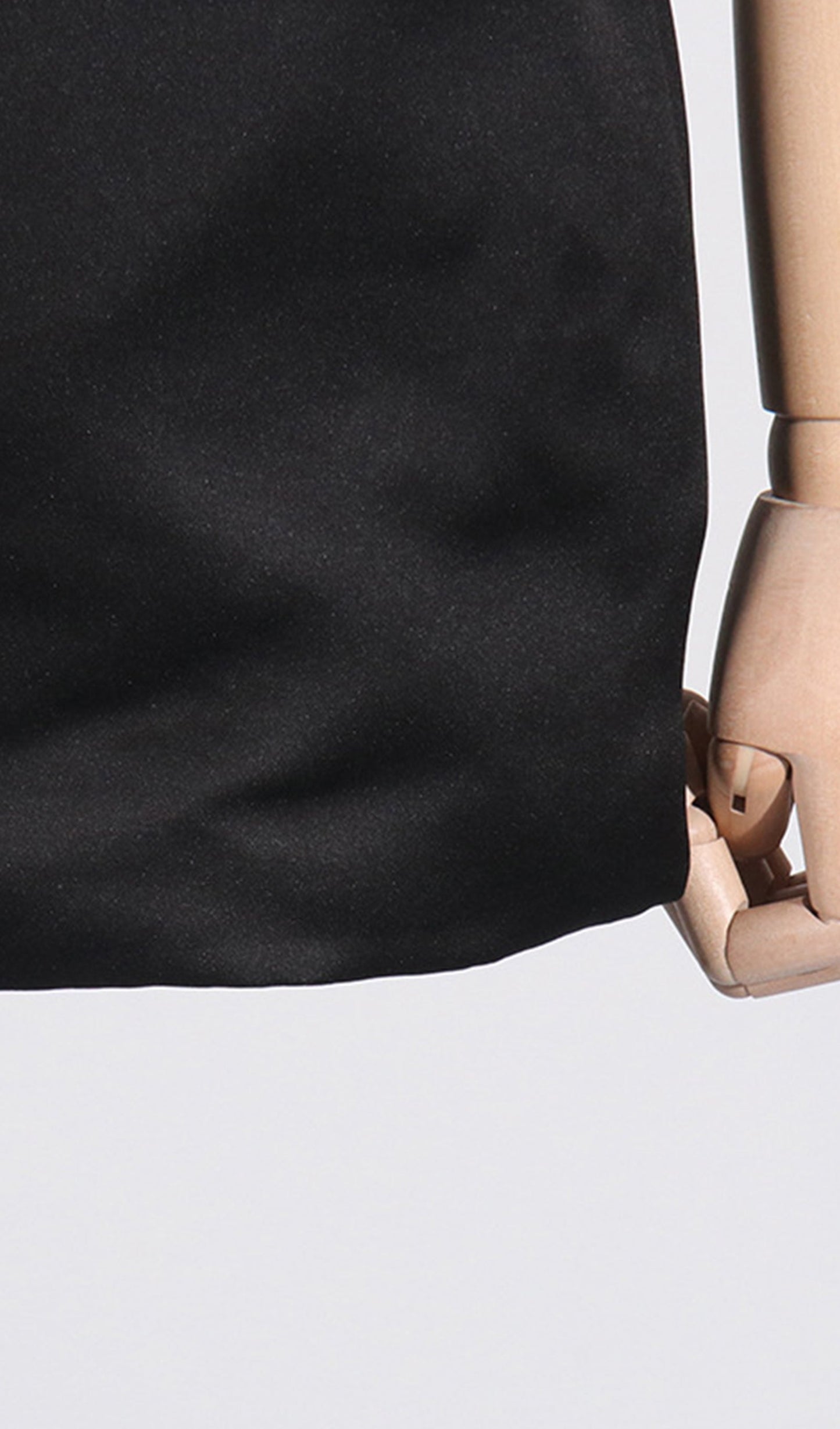 Tek Omuz Bodycon Mini Elbise Siyah