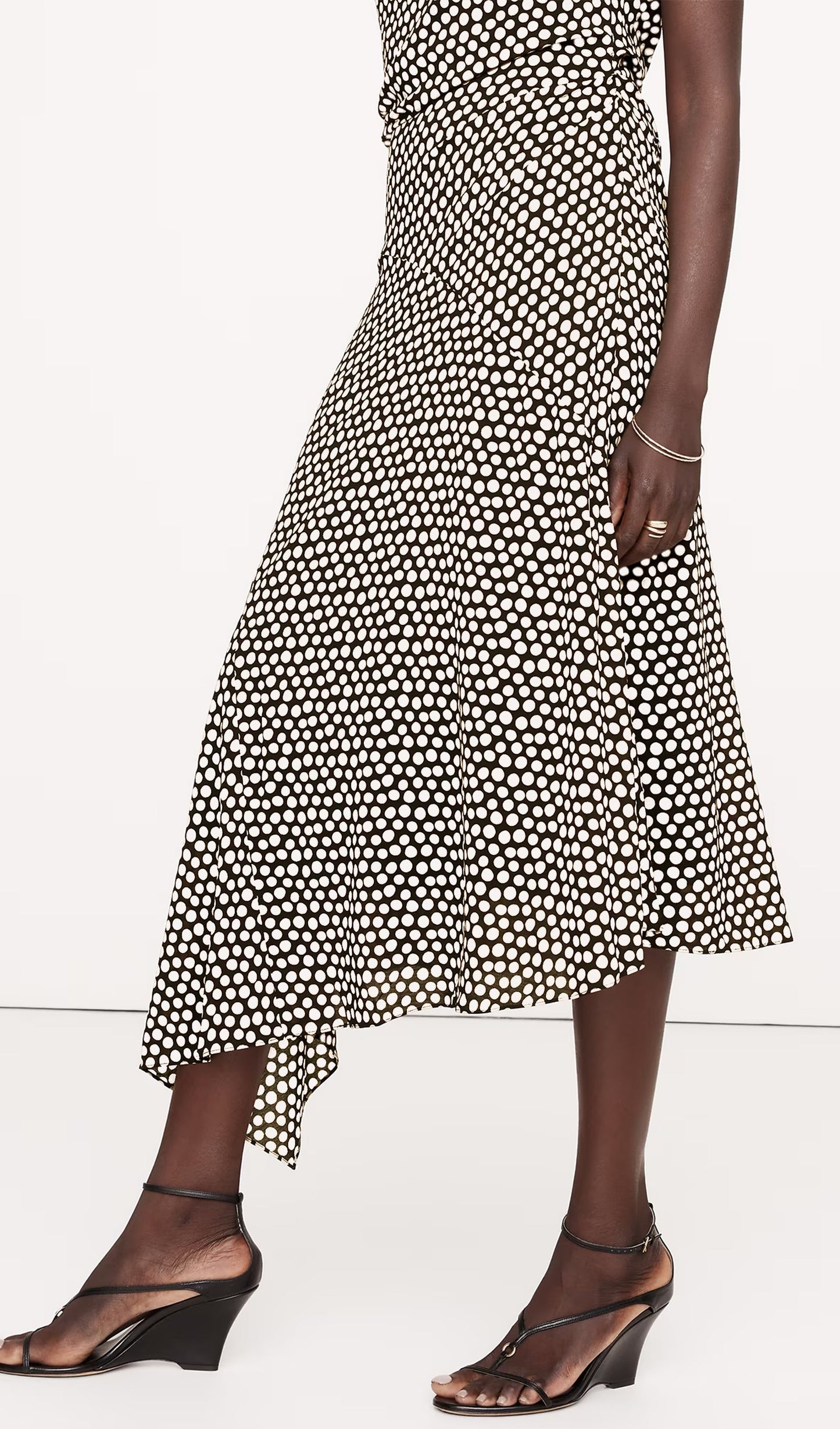 Krep Büküm Omuz Elbise-Beyaz