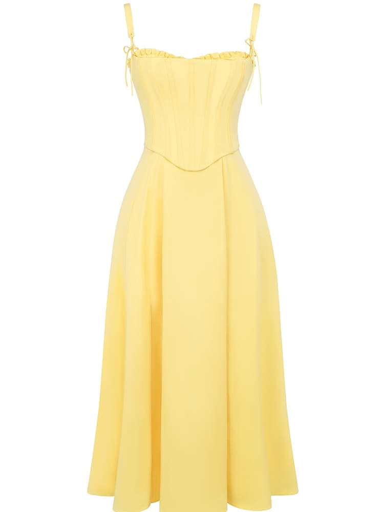 Sunshine Pamuklu Midi Sundress