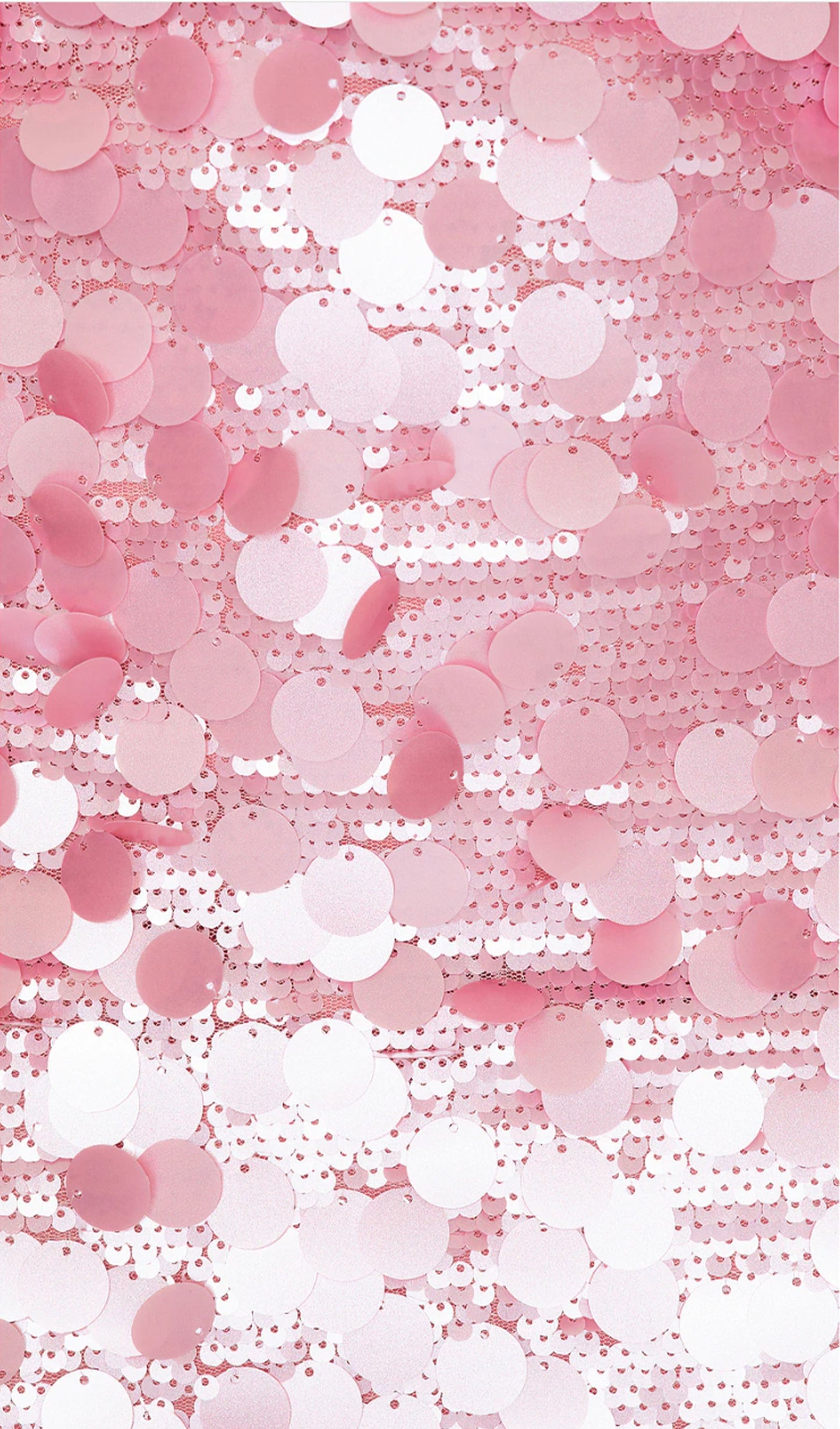 Çember Payet Midi Pullu Elbise-Pembe