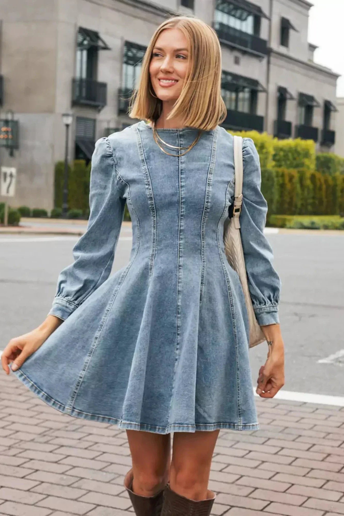 Denim Darling Mini Elbise