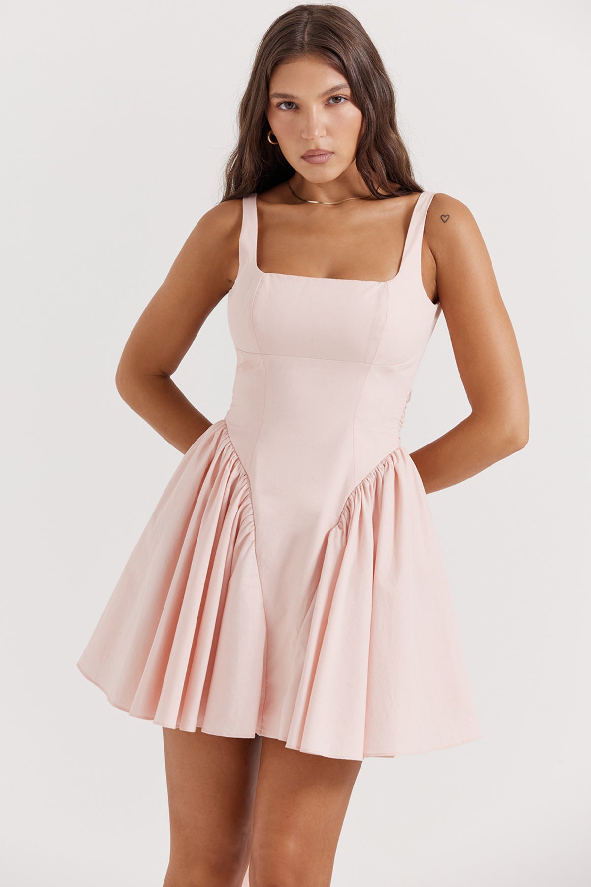 Christie Mini Elbise - Pembe