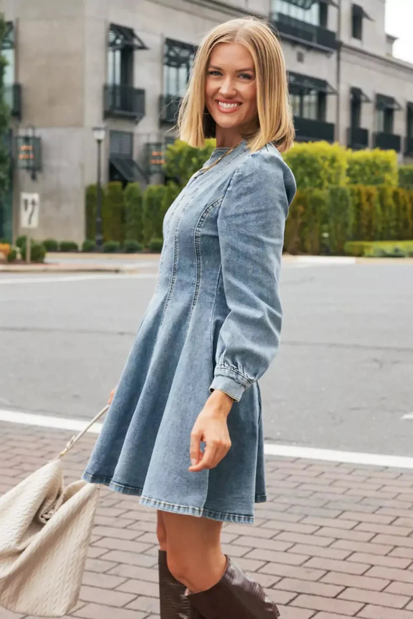 Denim Darling Mini Elbise