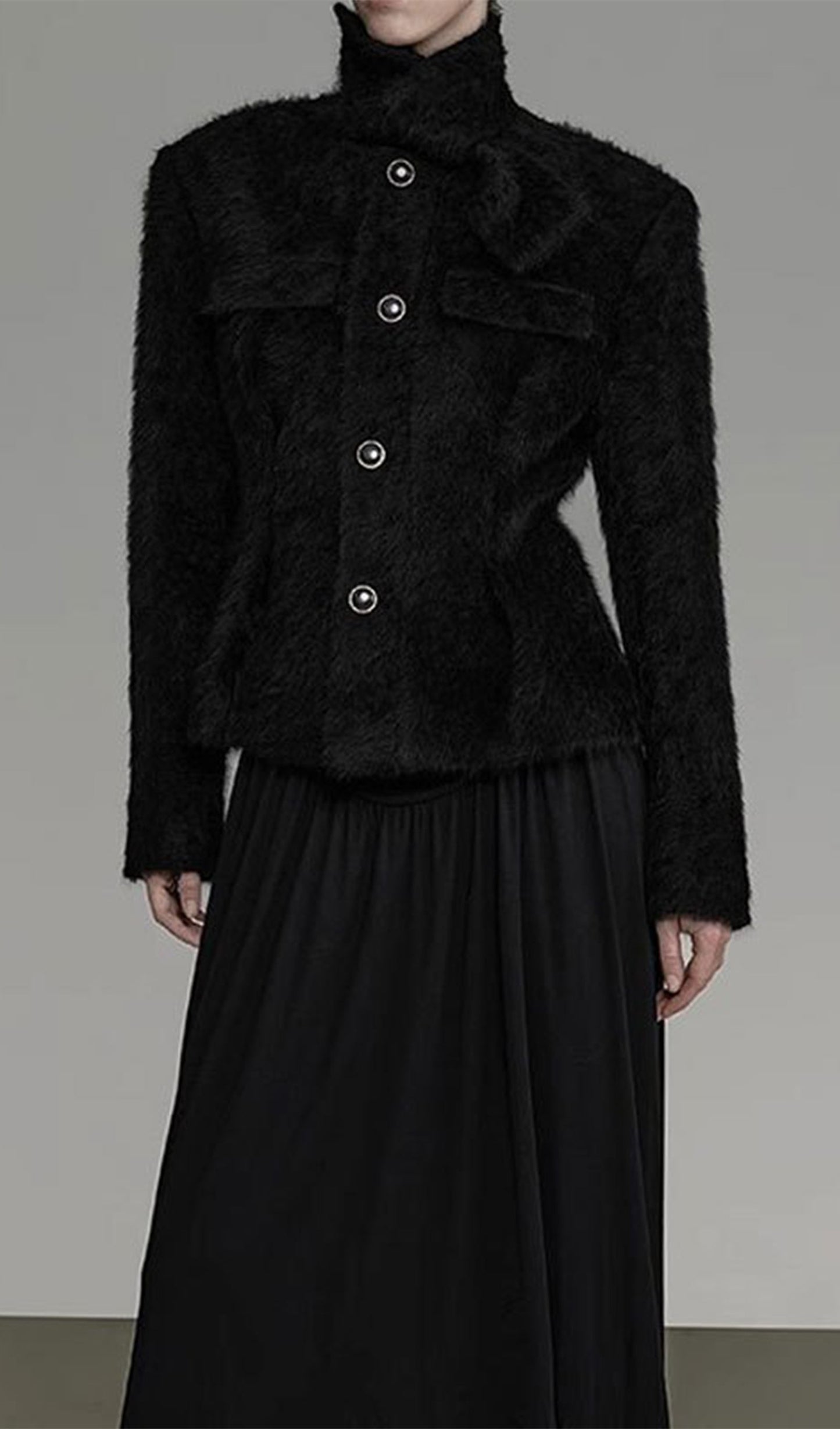 Tüylü Hırka Kaban