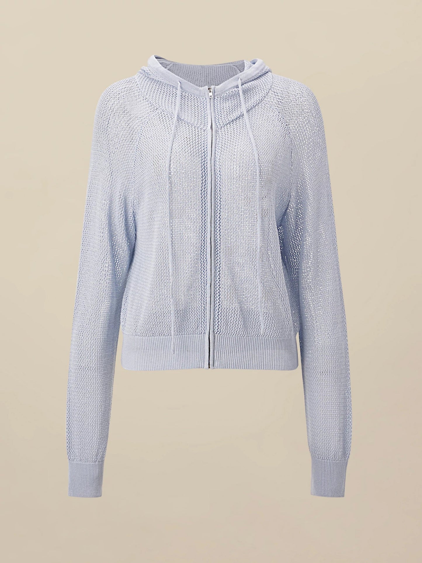 Keten & Lyocell Kapüşonlu Amoretu Hırka