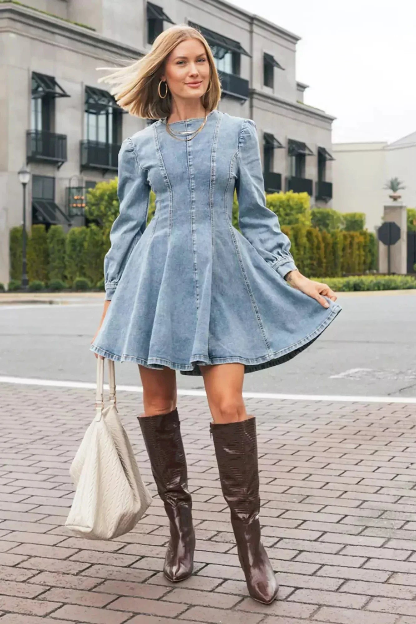 Denim Darling Mini Elbise