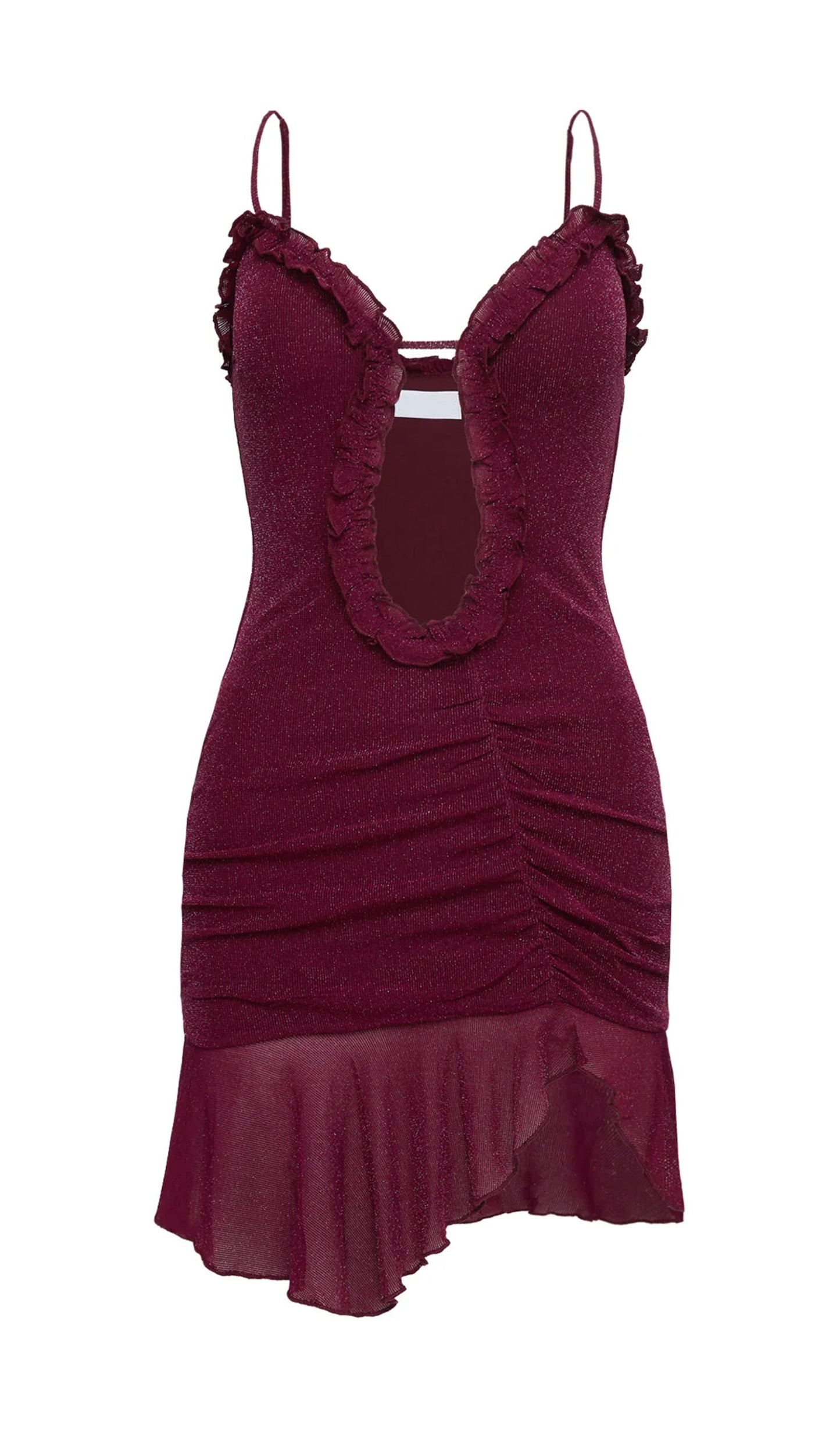 Dantelli Asimetrik Mini Elbise