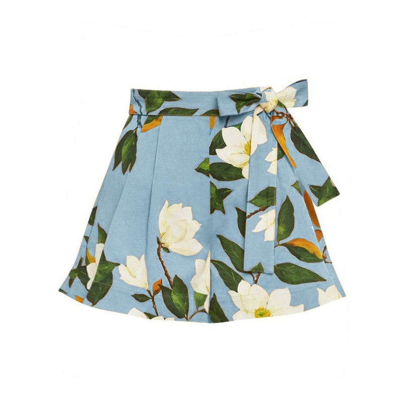 Manolya Tek Omuz Tek Parça Mayo ve Etek Pareo