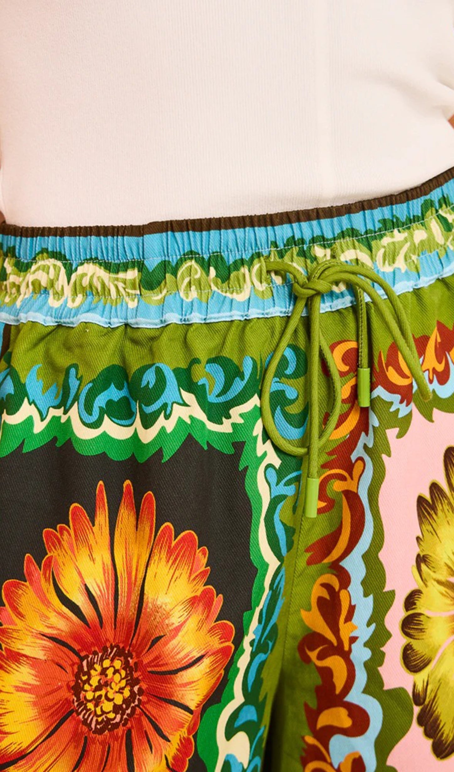 Çiçekli Kıyafetler Papatya İki Parçalı Kısa Takım