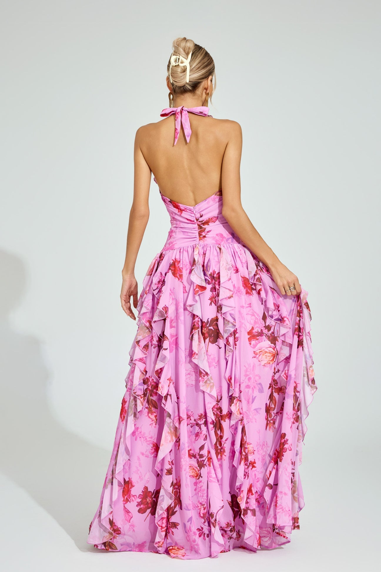 Riviera Bloom Maxi Elbise
