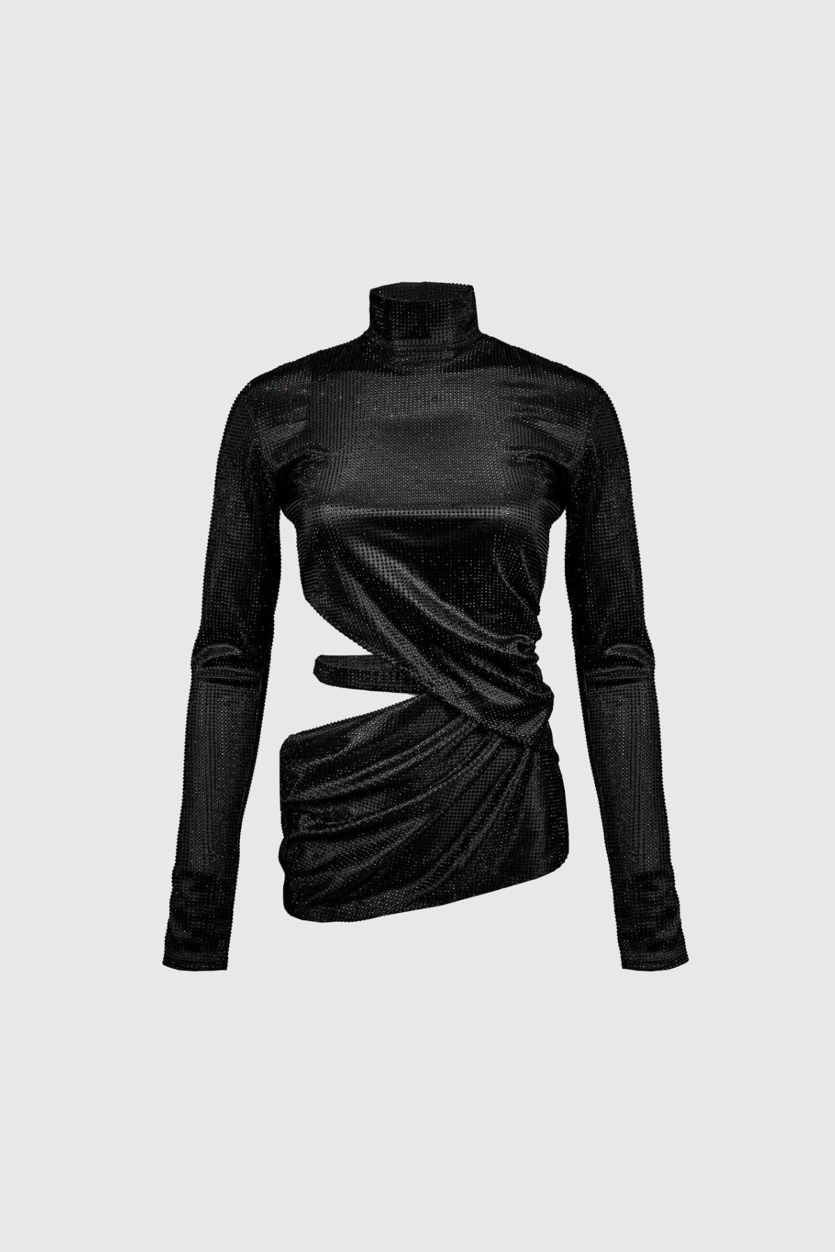 Abiba Cutout Payet Bodycon Mini Elbise