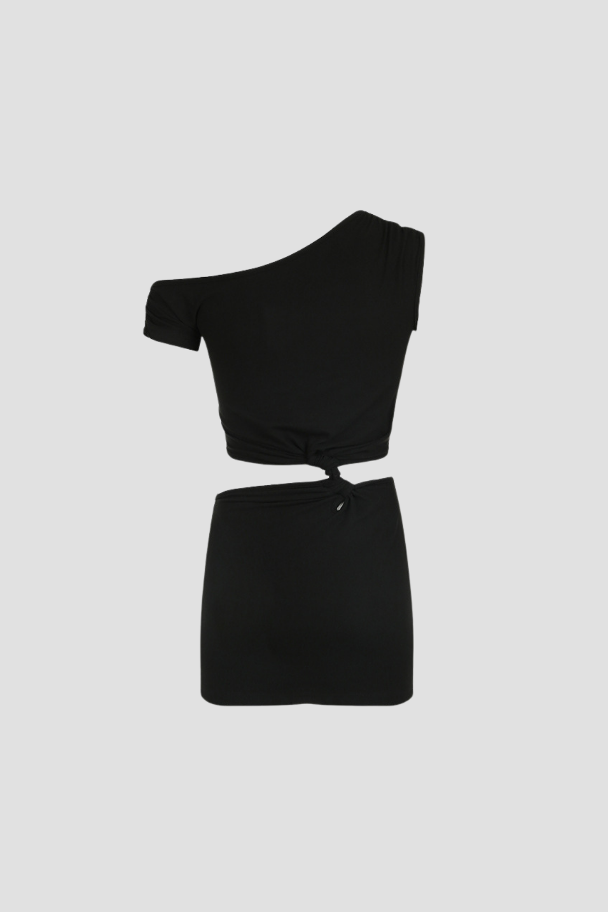 Anana Single Shoulder Twist Cutout Mini Dress