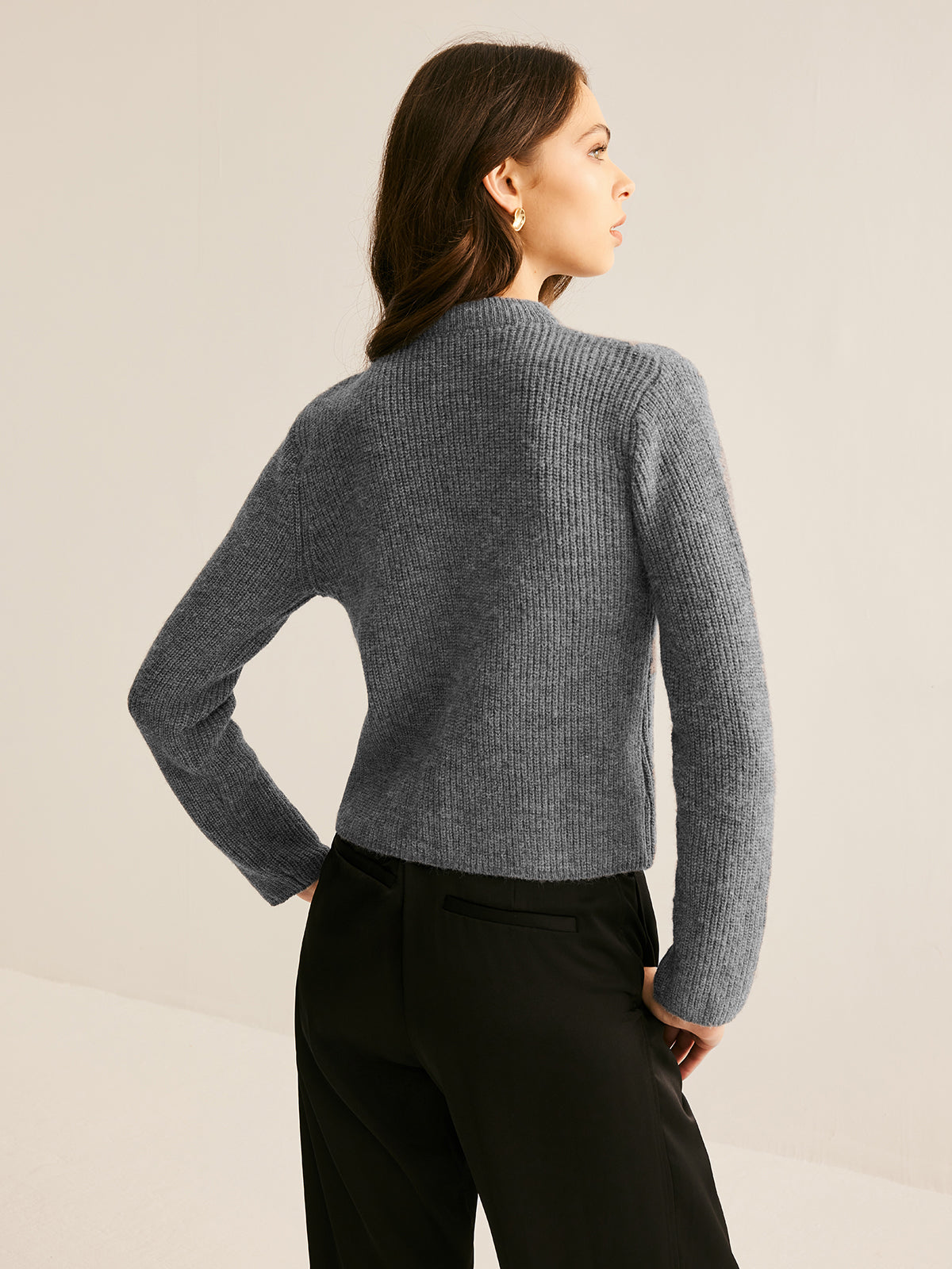 Bronwyn Fiyonklu Düğümlü Hırka