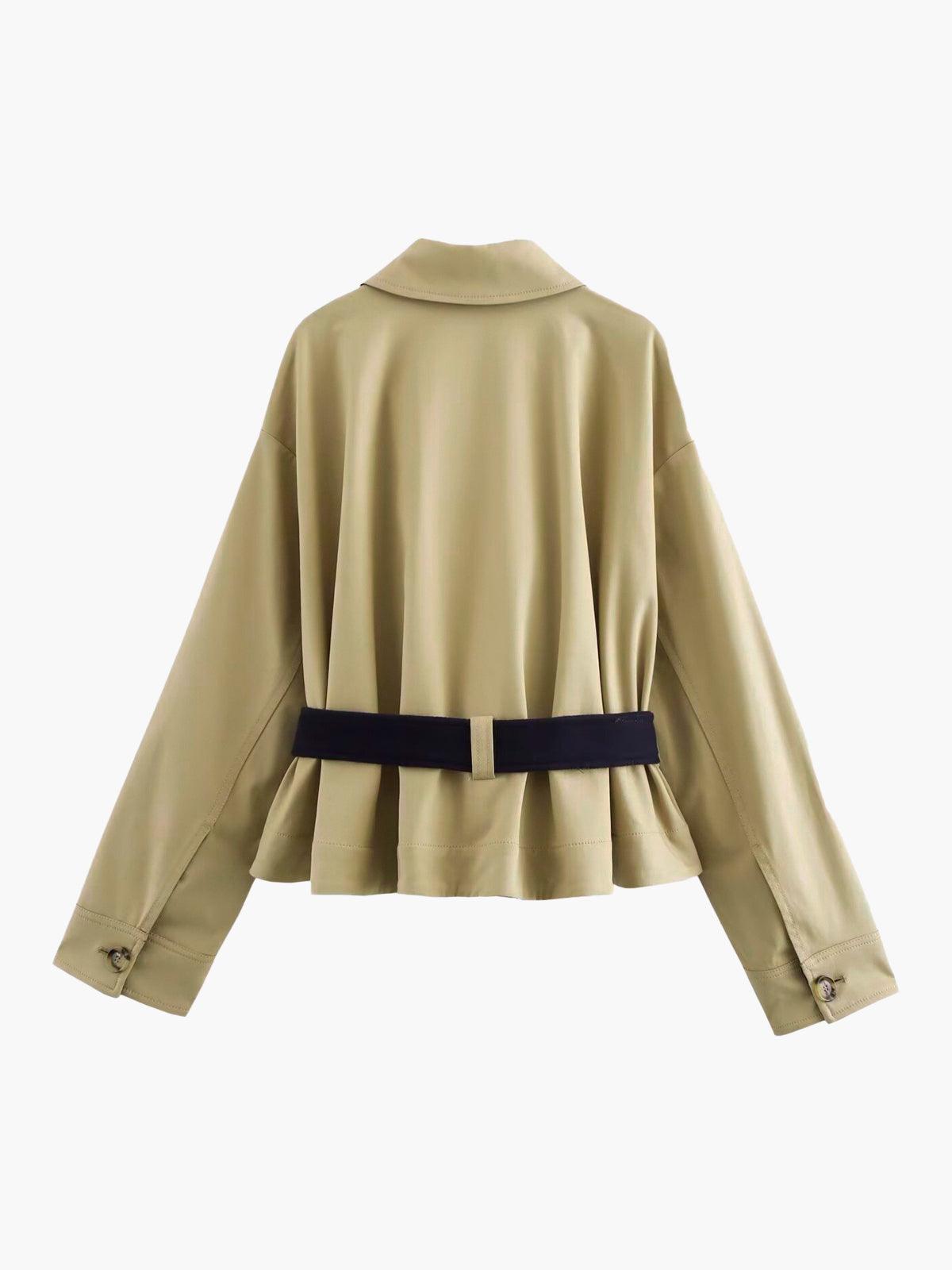 Urban Elegance Kısa Trençkot