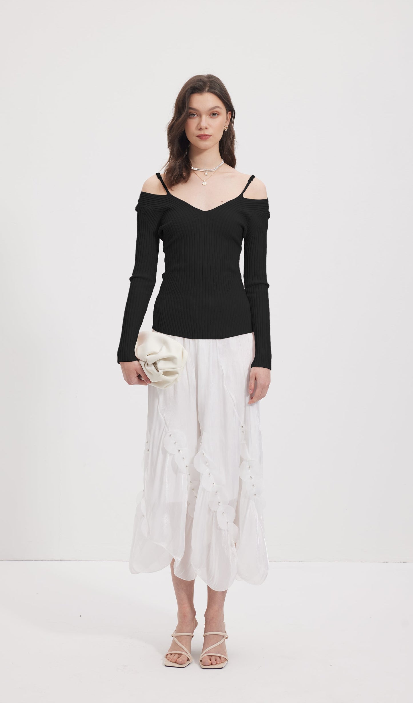 Uzun Kollu Örme Üst