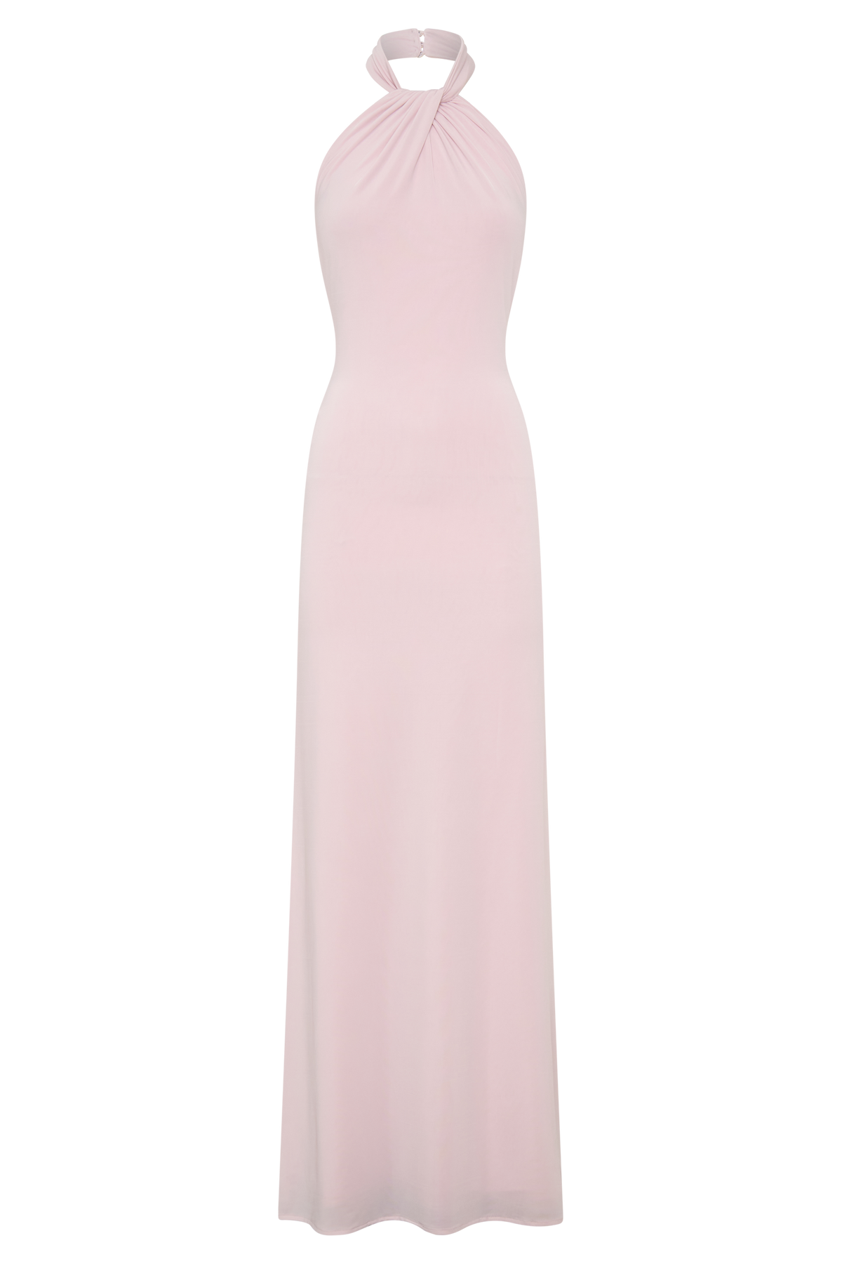 Elyna Halter Yaka Maksi Elbise -Pembe