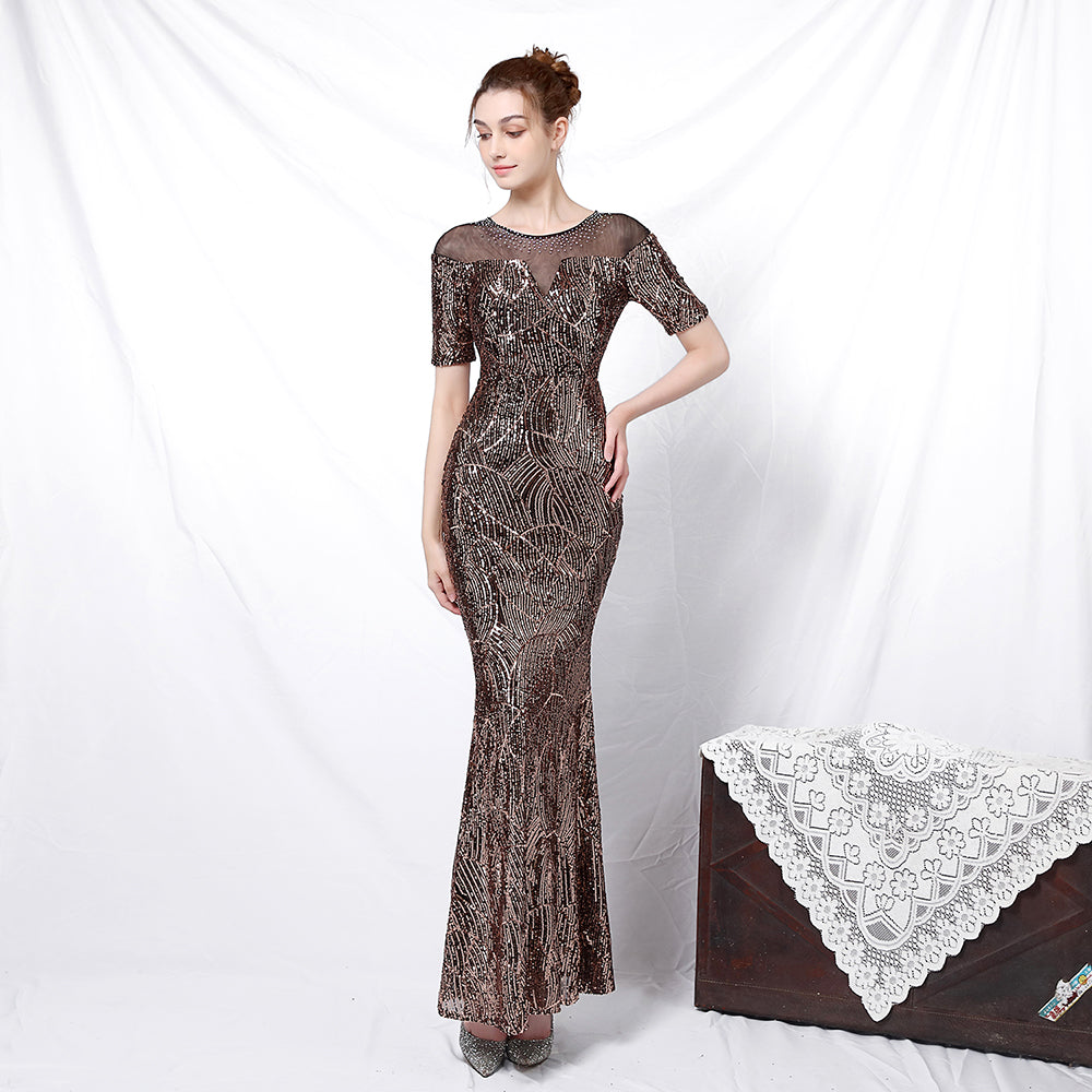 The Veronica sequin gown