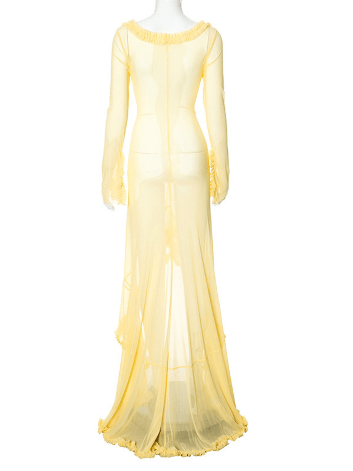 Liev Transparan Dantelli Pareo