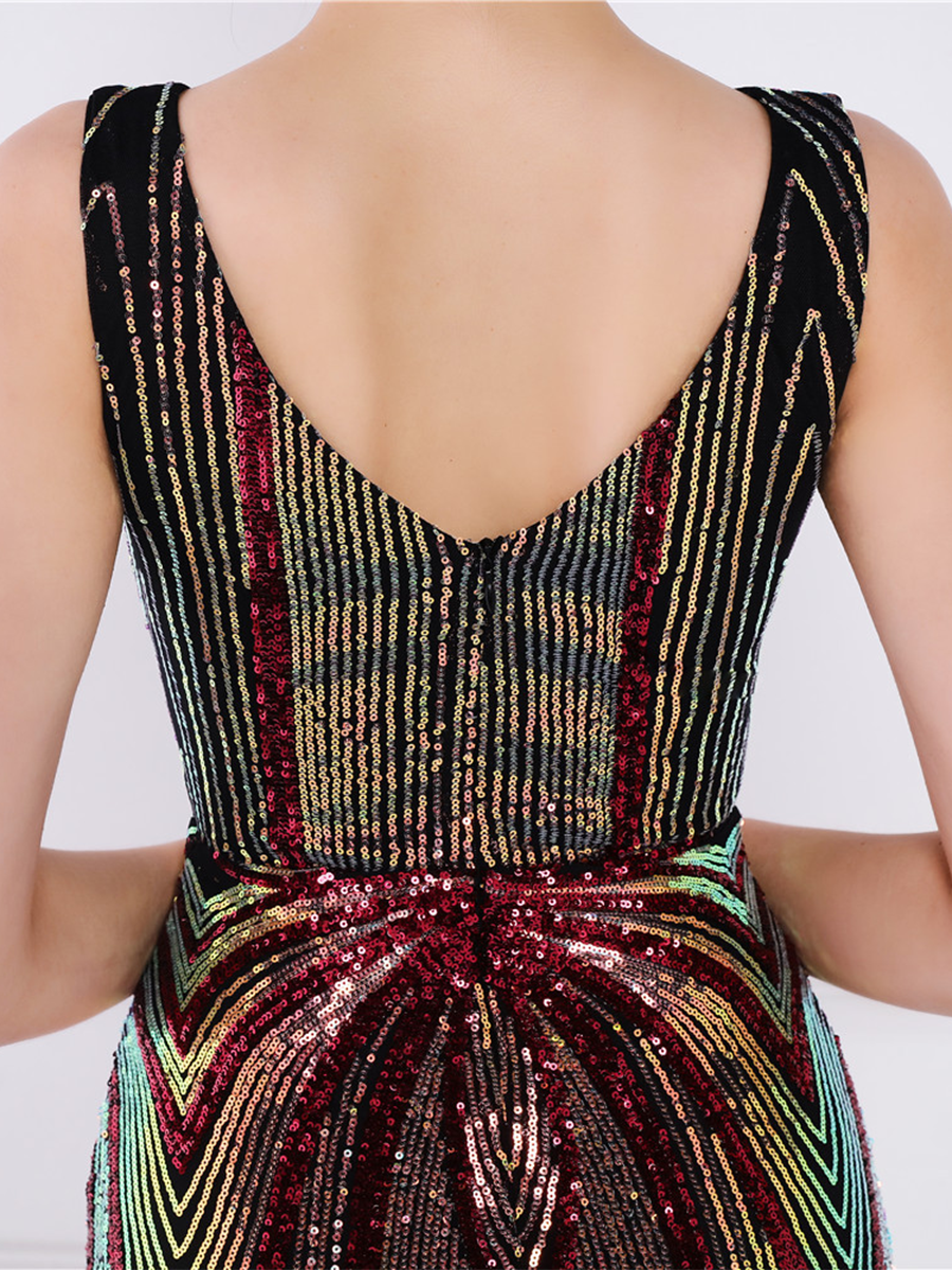 Talia V Yaka Maxi Elbisesi