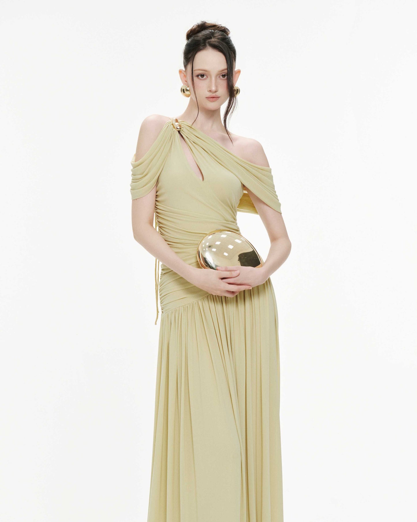 Ariadne Maxi Elbise-Yeşil