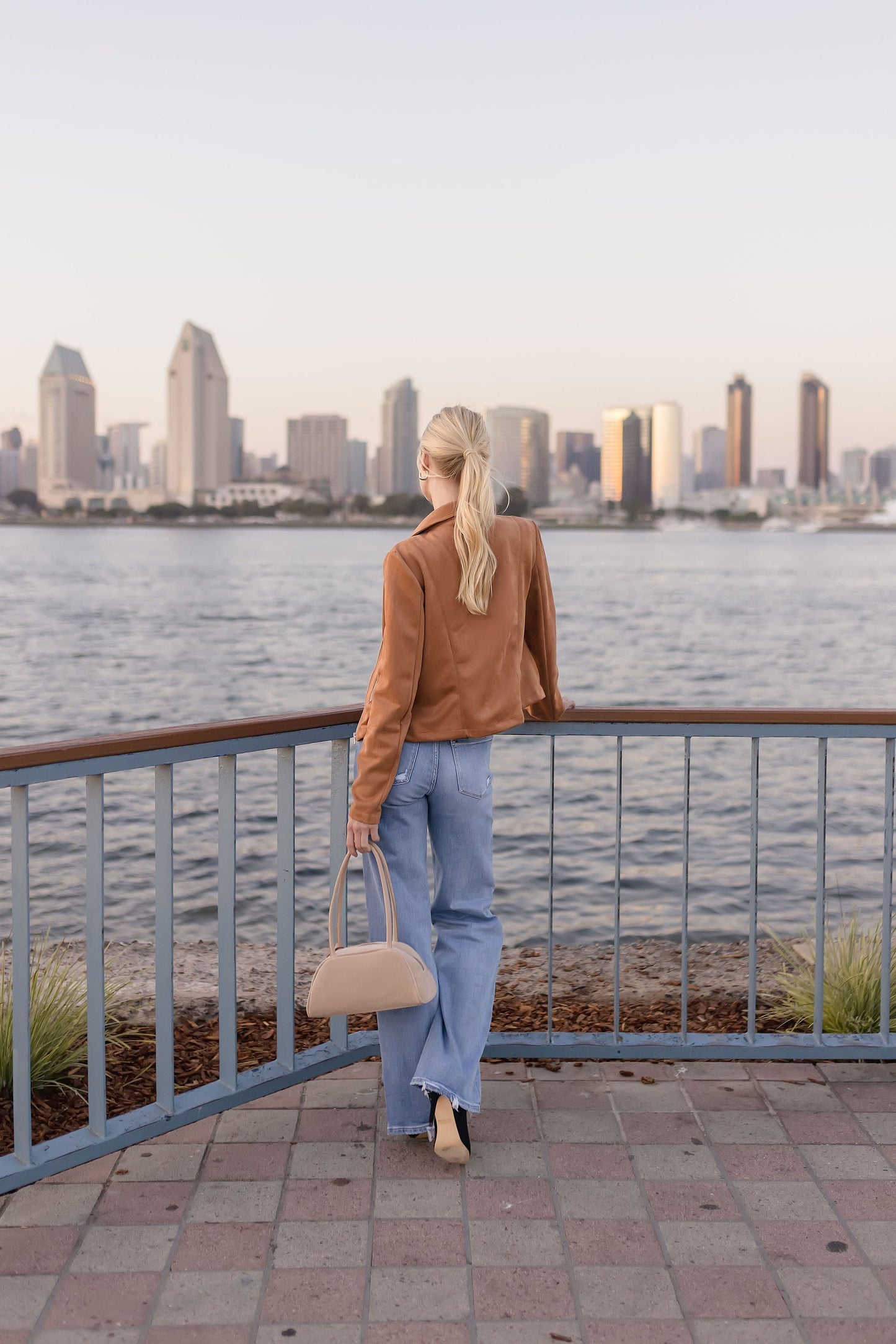 Vegan Süet Moto Ceket