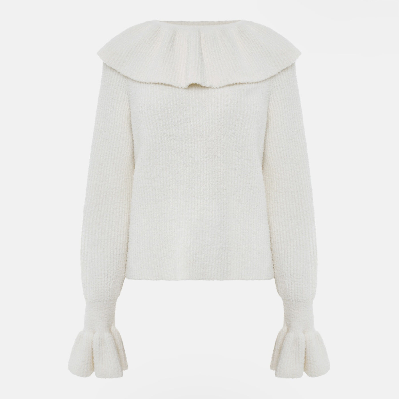 Sweter z moheru Sally z niskim dekoltem