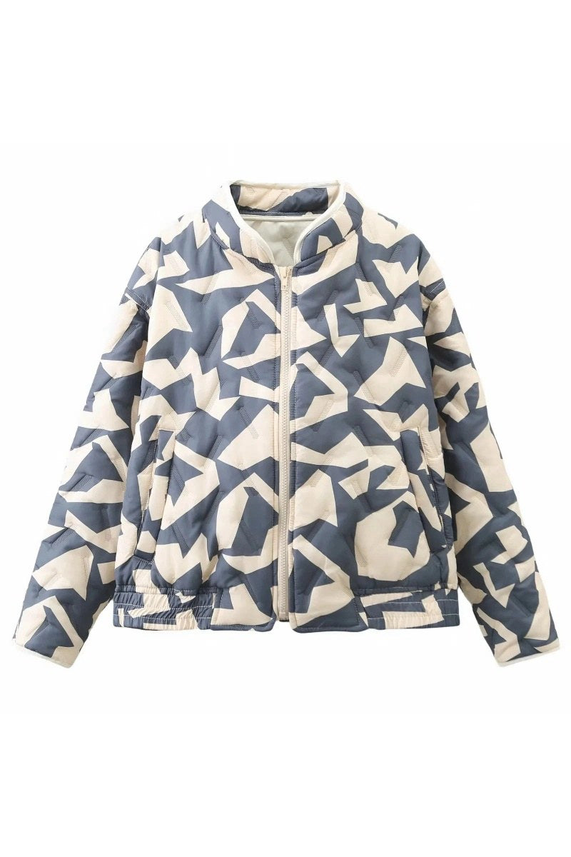 Patchwork Kapitone Ceket