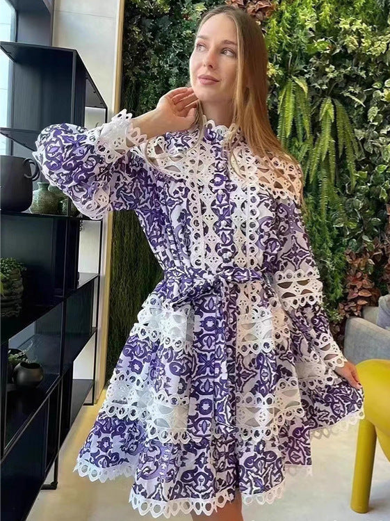Sabine Suni İnci Kesim Mini Elbise