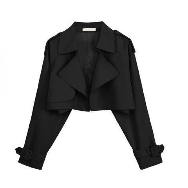 Minimal Kısa Trençkot