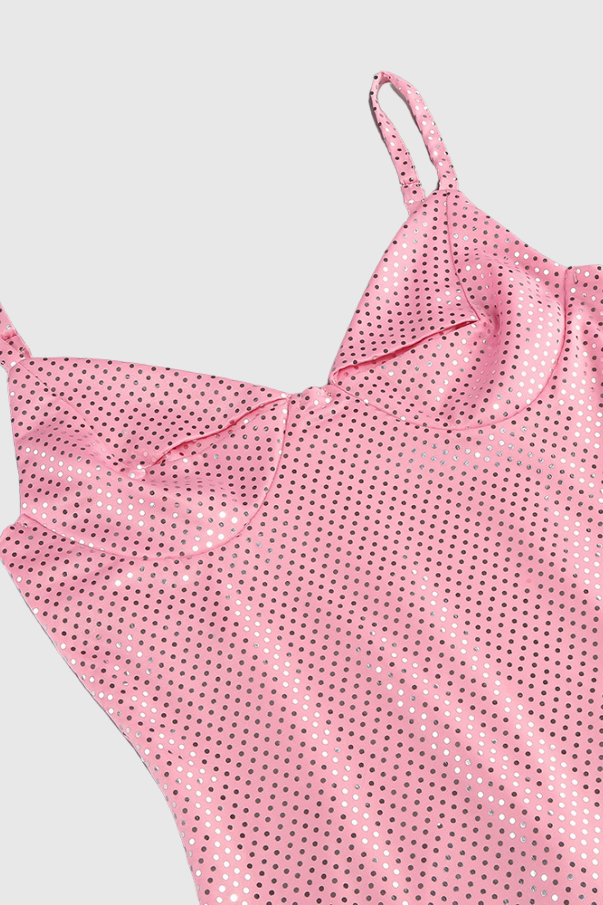 Pippa Rhinestone Spaghetti Mini Elbise