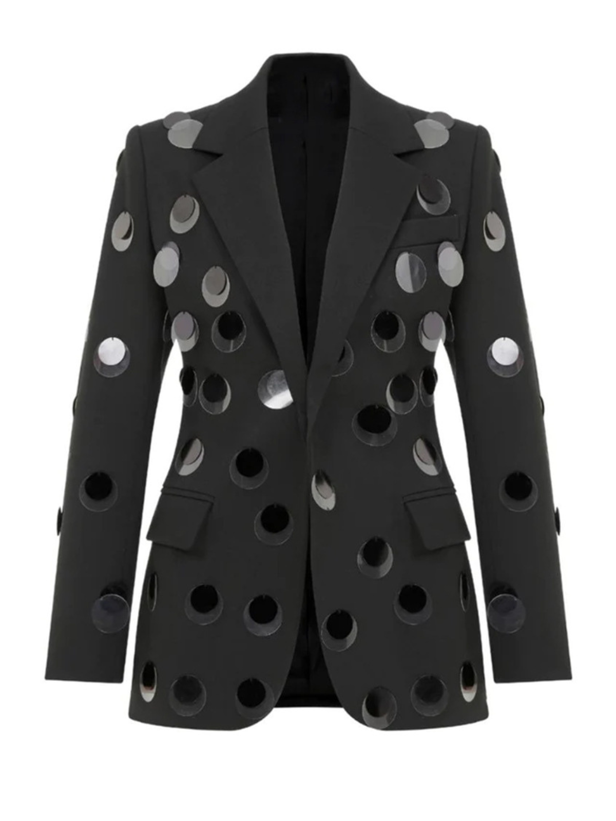 Romee Uzun Kollu Payet Blazer