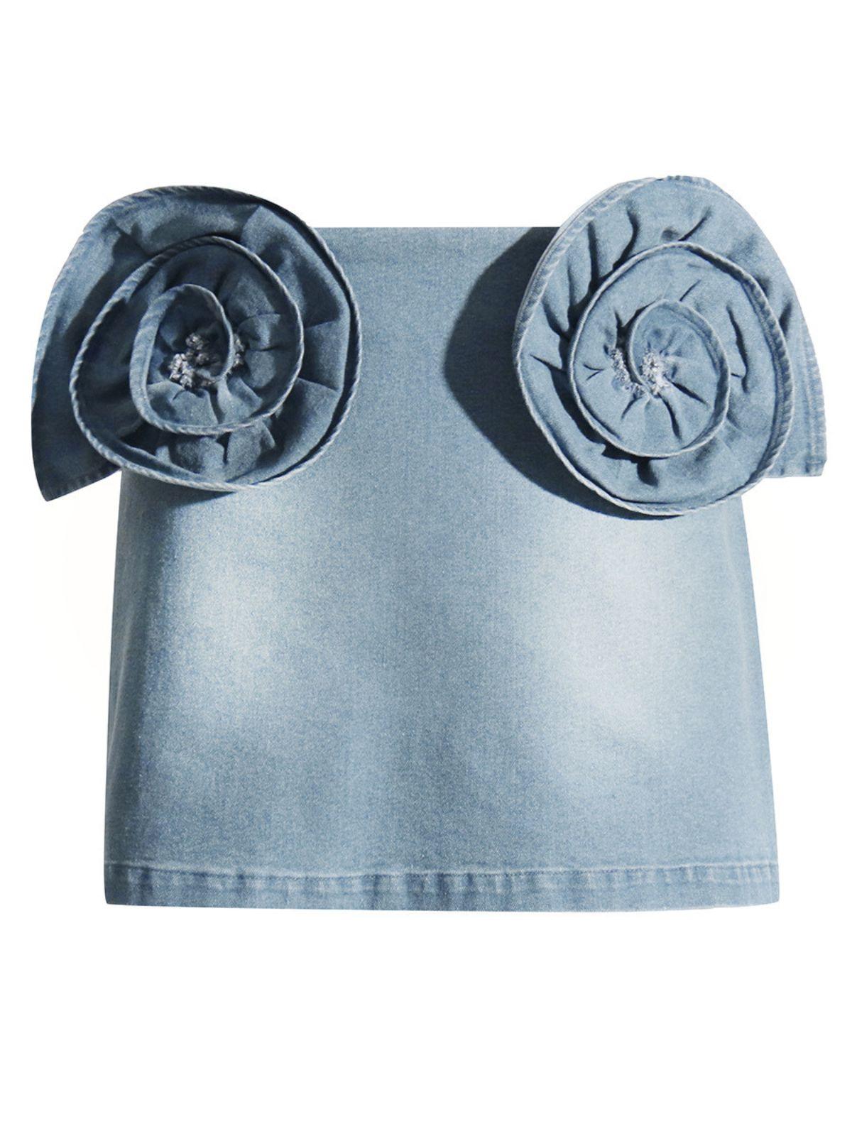 Suzan Çiçek Kot Etek