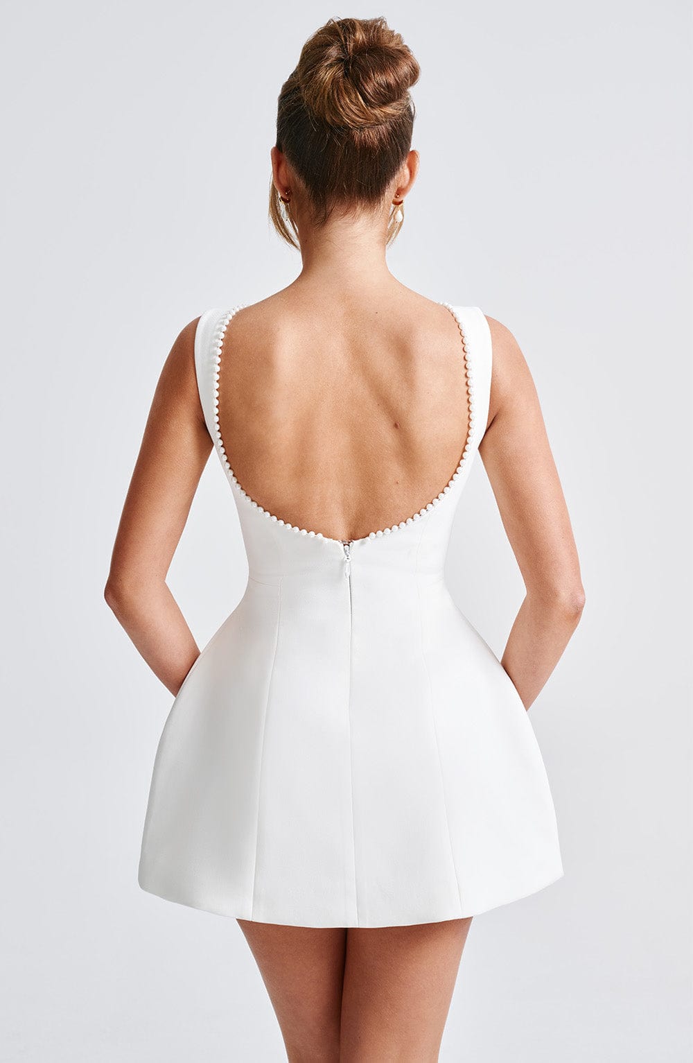Carrie Mini Elbise - Beyaz
