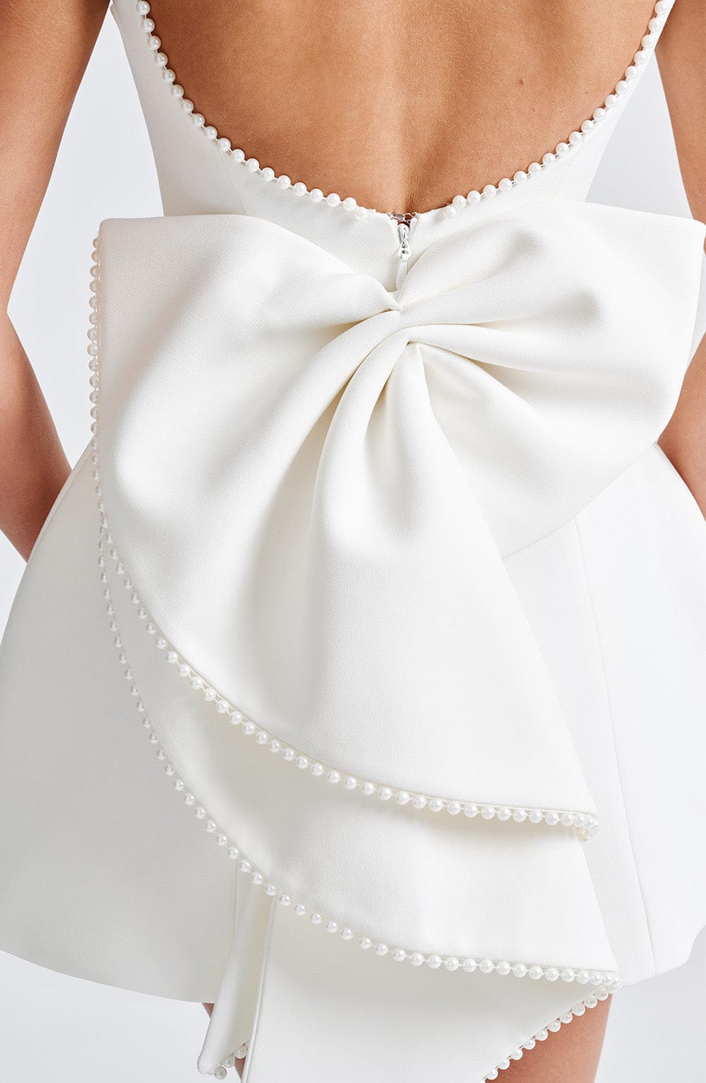 Carrie Mini Elbise - Beyaz