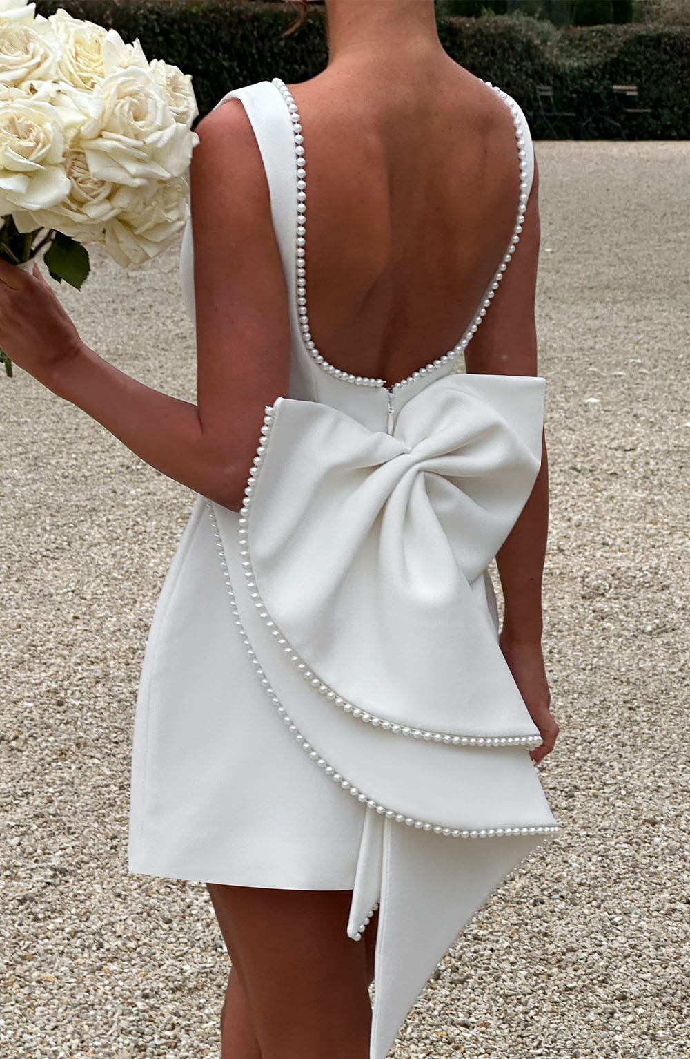 Carrie Mini Elbise - Beyaz