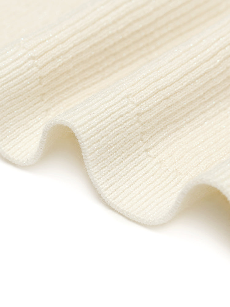 Yıkanabilir Yün Fırfırlı Balıkçı Yaka Kadın Kazak