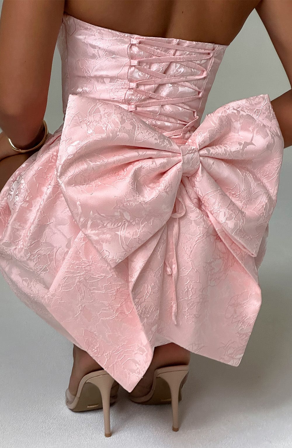 Elenora Mini Elbise - Pembe