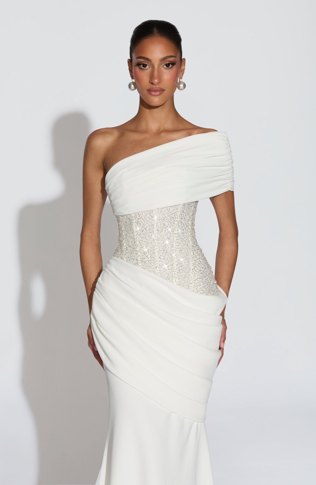 Ellora Maxi Elbise - Fildişi