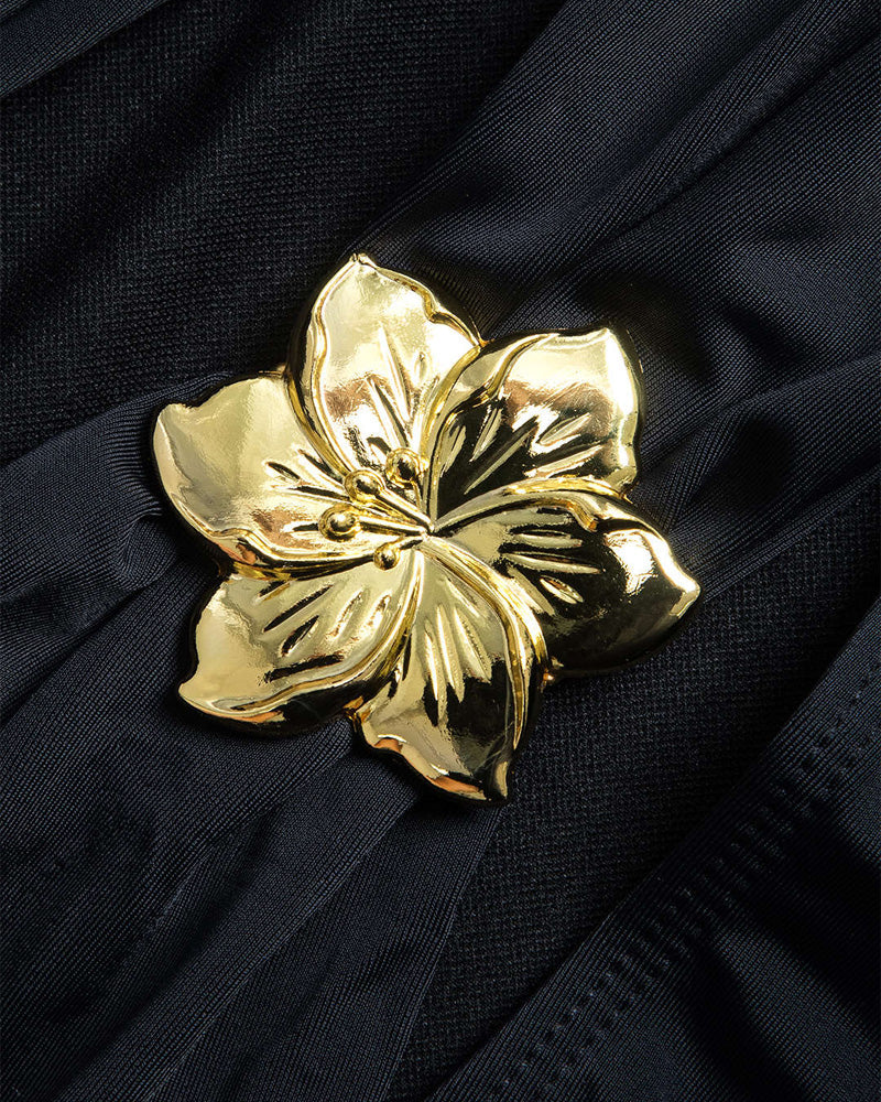 Çiçek Donanım Detaylı Mayo Pareo