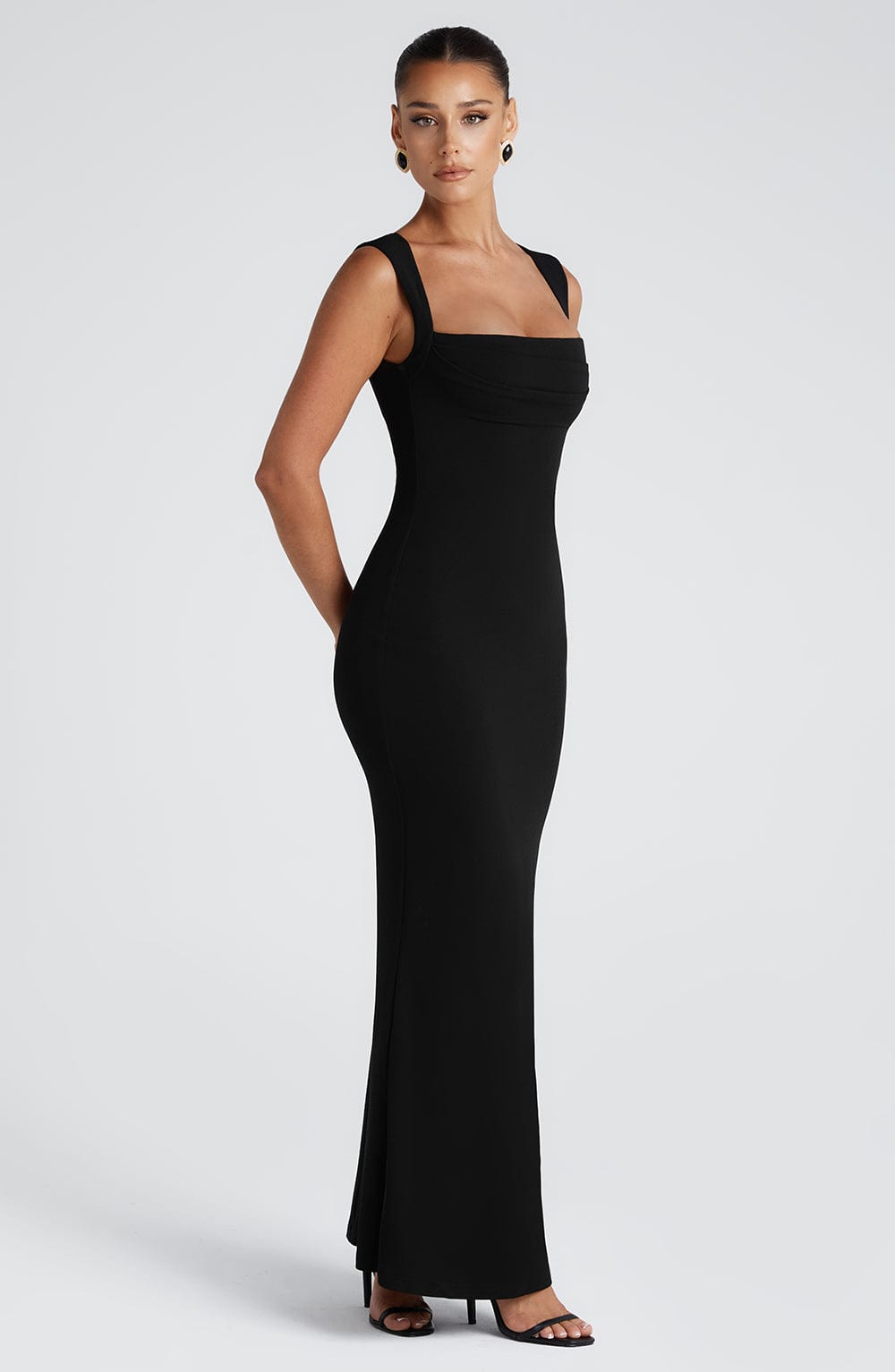 Helena Maxi Elbise - Siyah