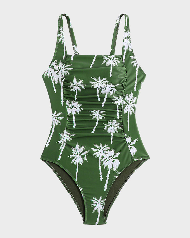 Kare Yaka Tek Parça Mayo