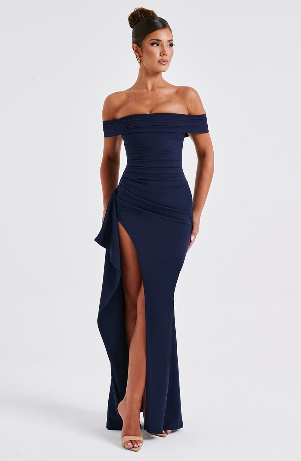 Joyce Maxi Elbise - Lacivert
