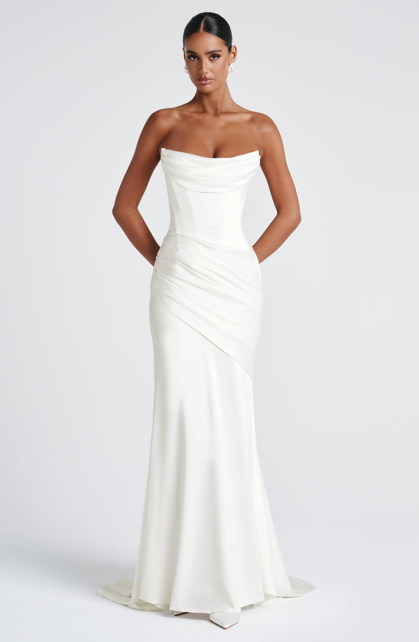 Kensington Maxi Elbise - Fildişi