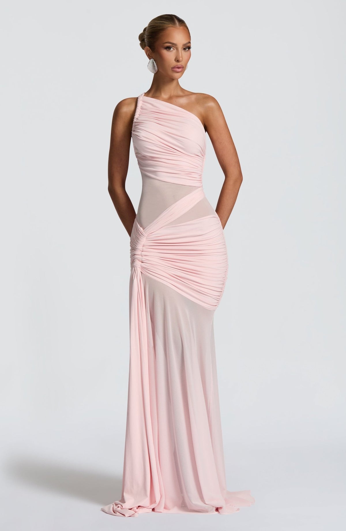 Marianne Maxi Elbise - Pembe