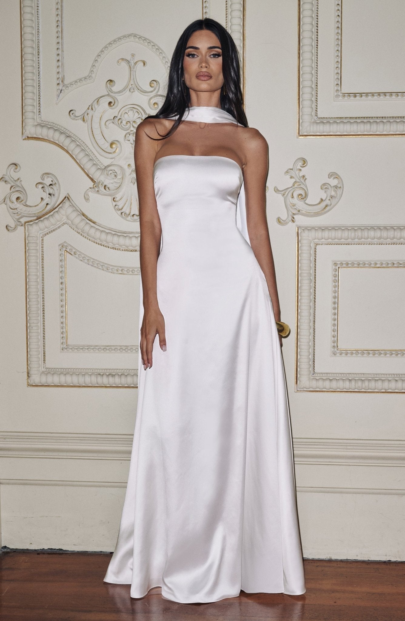 Morven Maxi Elbise - Fildişi